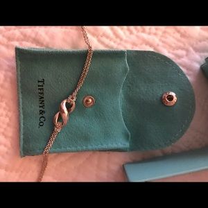 SALE: Tiffany and co. infinity necklace